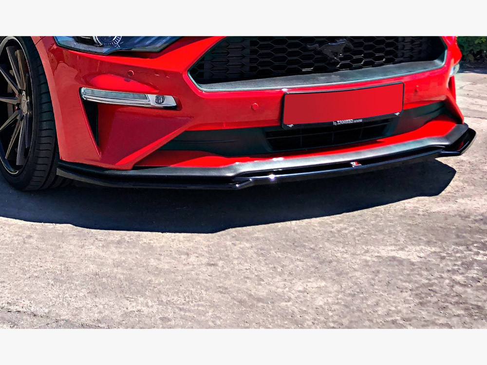 Maxton Front Splitter Ford Mustang Mk6 Facelift (2018-)