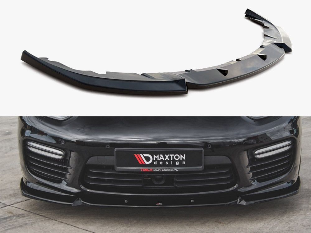 Maxton Front Splitter V1 Porsche Panamera Turbo 970 Facelift (2013-2016)