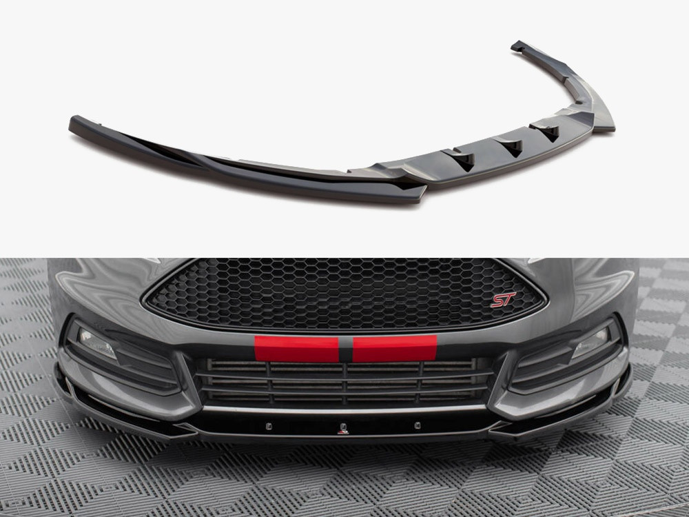 Maxton Front Splitter V.5 Ford Focus ST Mk3 Facelift Maxton Front Splitter V.5 Ford Focus ST Mk3 Facelift