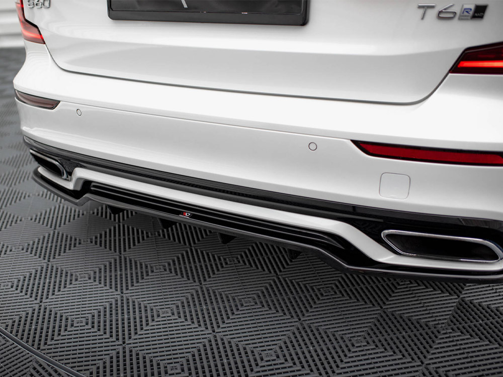 Maxton Rear Splitter (Vertical Bars) Volvo S60 / V60 R-Design Mk3