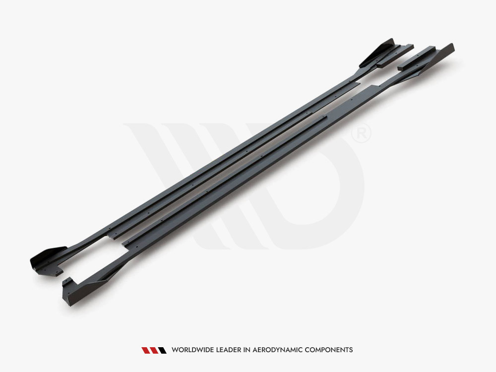 Maxton Street PRO Side Skirt Diffusers + Flaps Volkswagen Arteon R-Line Sedan / Shooting Brake Mk1 Maxton Street PRO Side Skirt Diffusers + Flaps Volkswagen Arteon R-Line Sedan / Shooting Brake Mk1