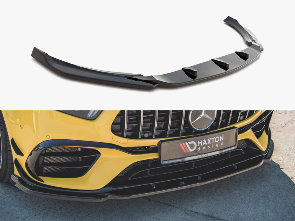 Maxton Front Splitter V.2 Mercedes AMG A 45 S Aero Pack W177 Maxton Front Splitter V.2 Mercedes AMG A 45 S Aero Pack W177