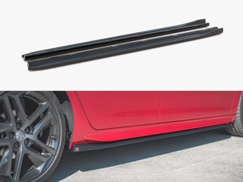 Maxton Side Skirts Diffusers Peugeot 308 GT Mk2 Facelift (2017-) Maxton Side Skirts Diffusers Peugeot 308 GT Mk2 Facelift (2017-)