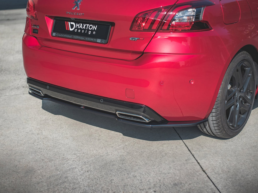 Maxton Central Rear Splitter Peugeot 308 GT Mk2 Facelift