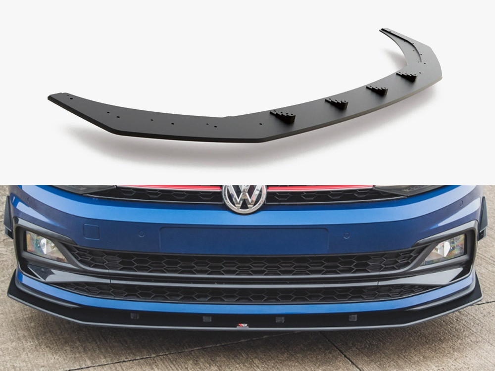 Maxton Street PRO Front Splitter VW Polo GTI Mk6