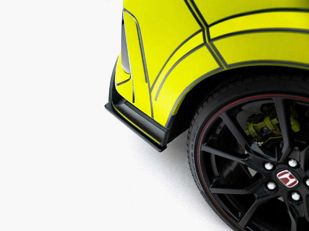 Maxton Street PRO Rear Diffuser V.2 Honda Civic Type-R Mk10 / Mk10 Facelift