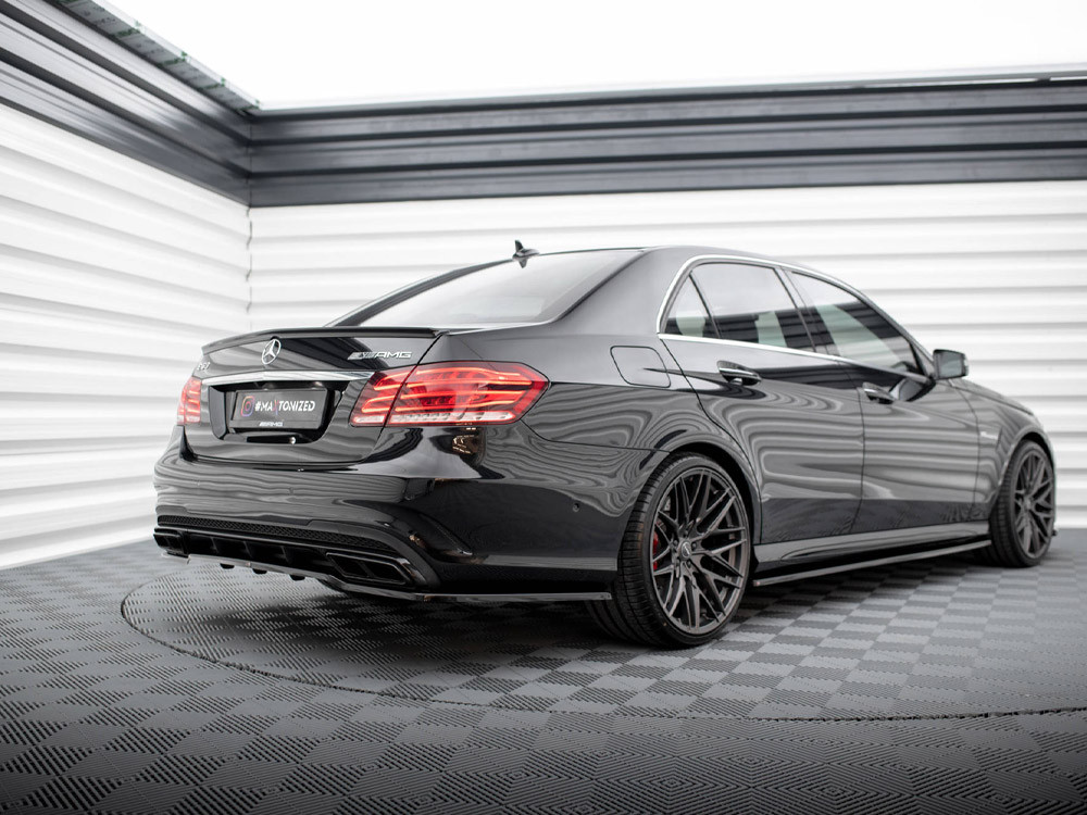 Maxton Rear Splitter (Vertical Bars) Mercedes E63 AMG Sedan W212 Facelift