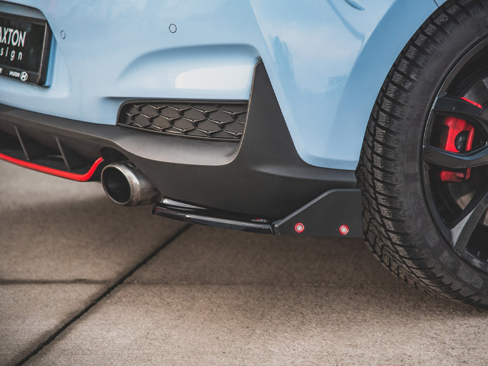 Maxton Rear Side Splitters V.6 + Flaps Hyundai I30 N Mk3 Hatchback
