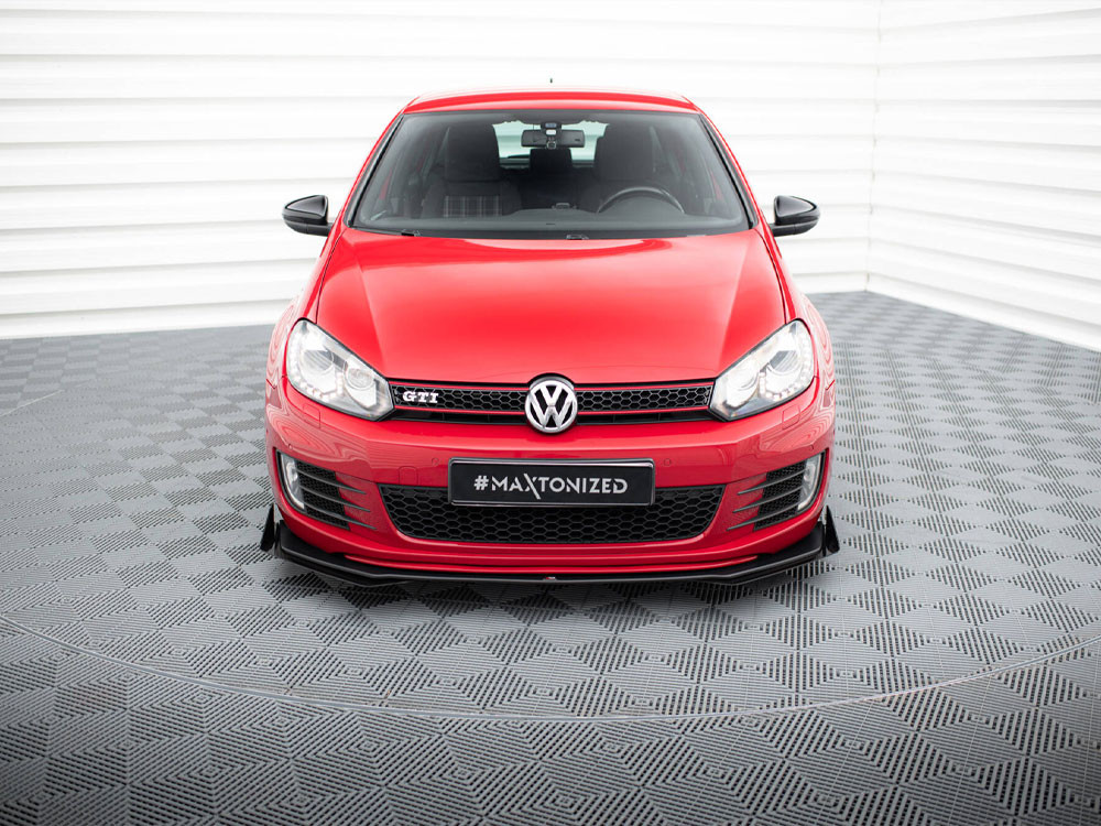 Maxton Street PRO Front Splitter V.3 + Flaps VW Golf GTI Mk6