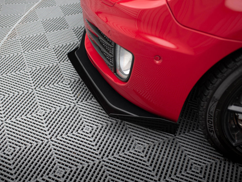 Maxton Street PRO Front Splitter V.3 + Flaps VW Golf GTI Mk6