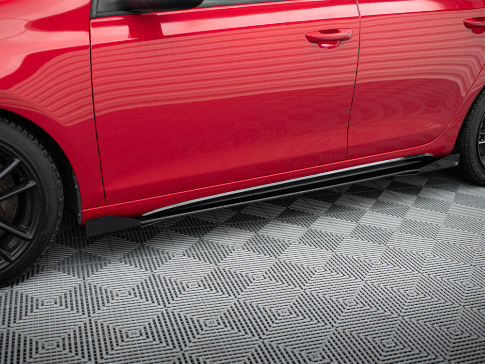Maxton Street PRO Side Skirts Diffusers + Flaps VW Golf GTI Mk6 Maxton Street PRO Side Skirts Diffusers + Flaps VW Golf GTI Mk6