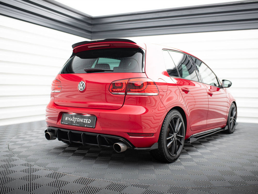 Maxton Street PRO Rear Side Splitters + Flaps VW Golf GTI Mk6