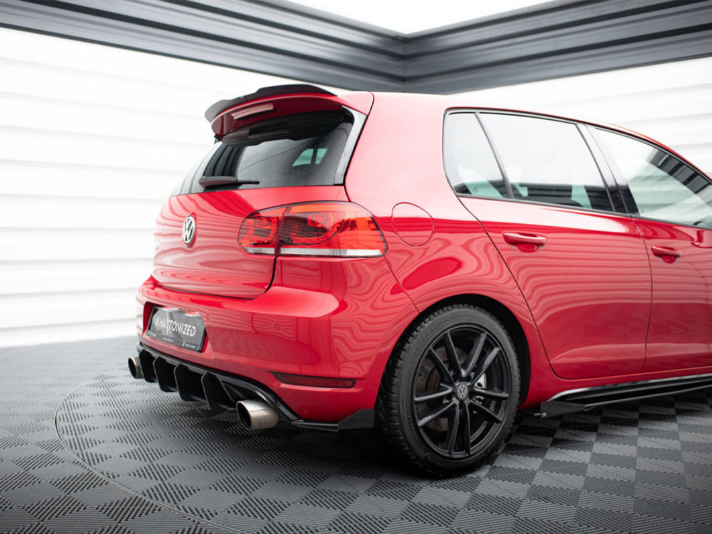 Maxton Street PRO Rear Side Splitters + Flaps VW Golf GTI Mk6