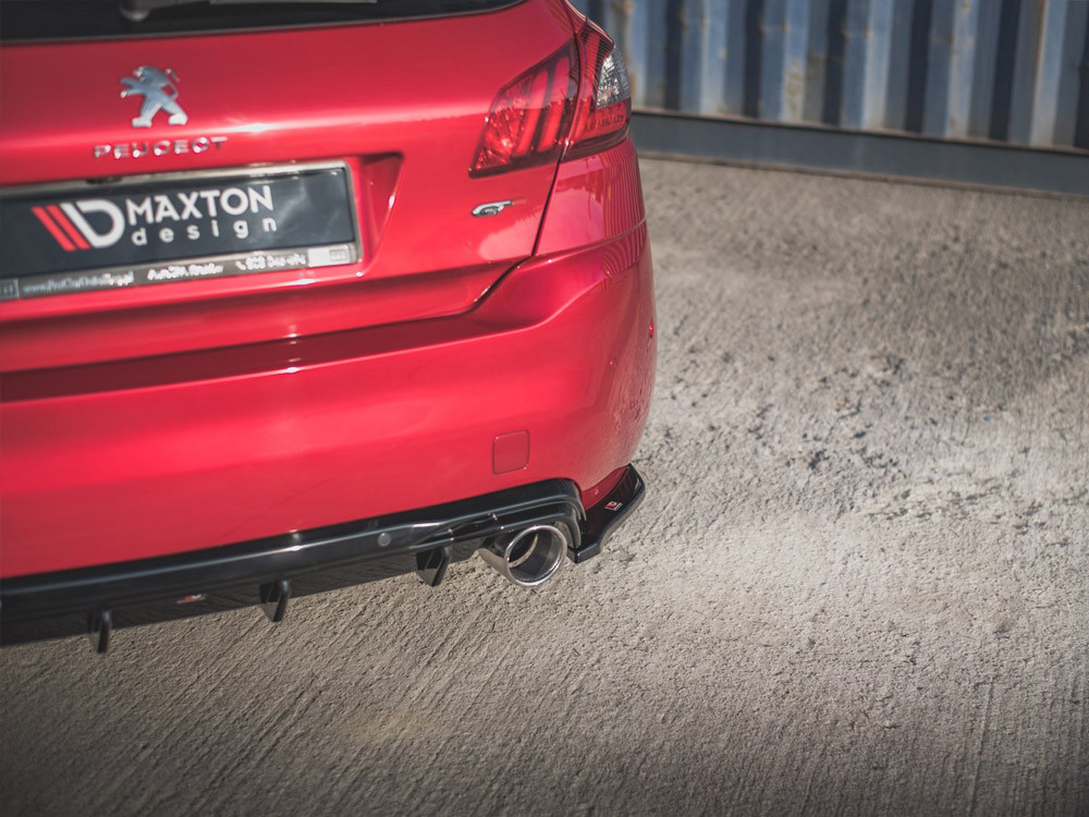 Maxton Rear Side Splitters Peugeot 308 GT Mk2 Facelift