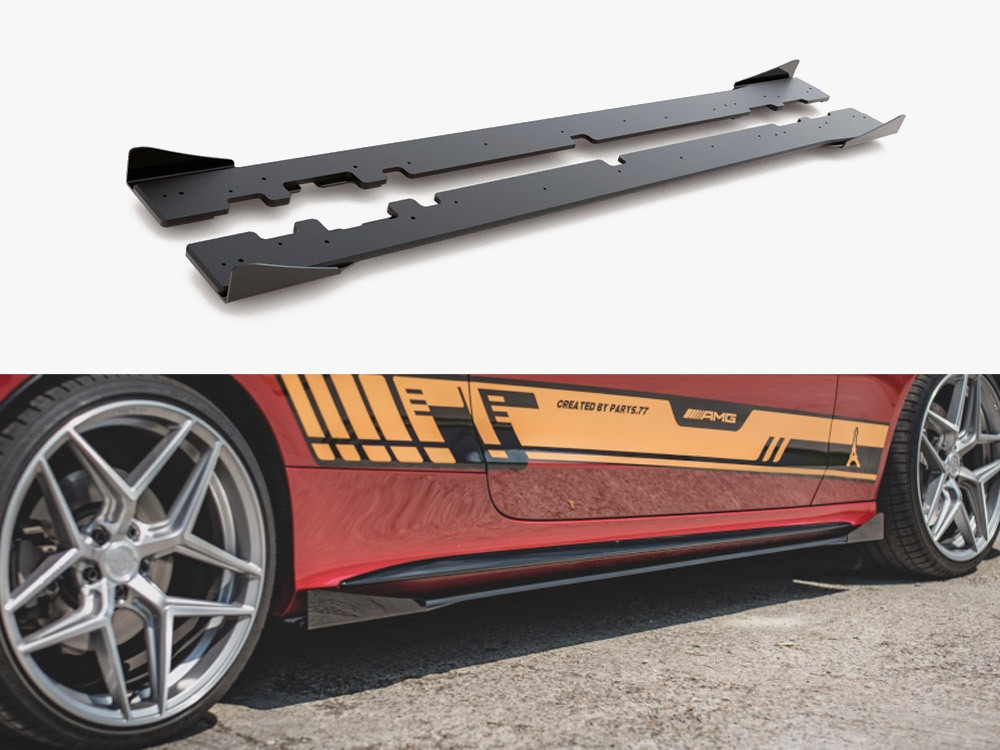 Maxton Street PRO Side Skirts Diffusers + Flaps Mercedes-AMG C43 / AMG-Line Coupe C205 Maxton Street PRO Side Skirts Diffusers + Flaps Mercedes-AMG C43 / AMG-Line Coupe C205