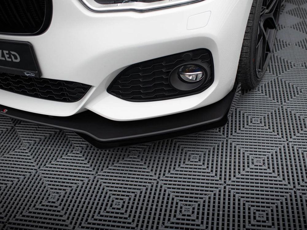 Maxton Street PRO Front Splitter V.3 + Flaps BMW 1 F20 M-Pack Facelift / M140i Maxton Street PRO Front Splitter V.3 + Flaps BMW 1 F20 M-Pack Facelift / M140i