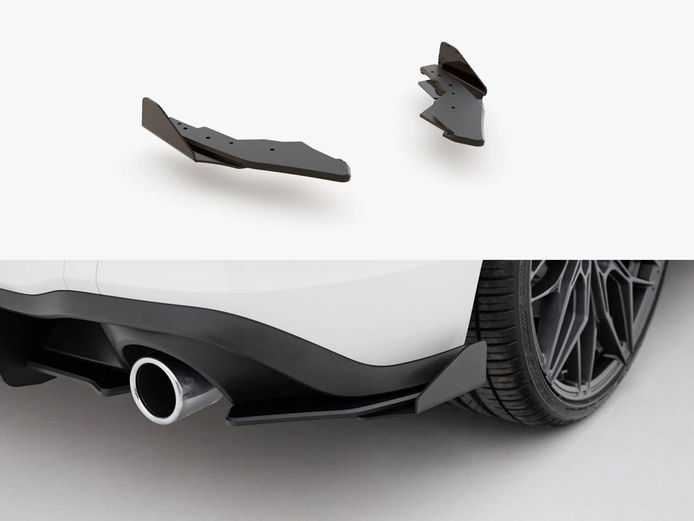 Maxton Street Pro Rear Side Splitters + Flaps Volkswagen Golf GTI / GTE / R-Line Mk8