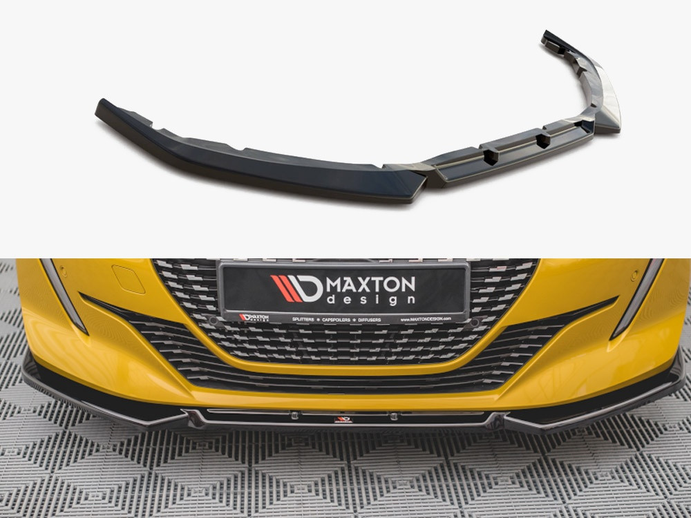 Maxton Front Splitter V.1 Peugeot 208 Mk2
