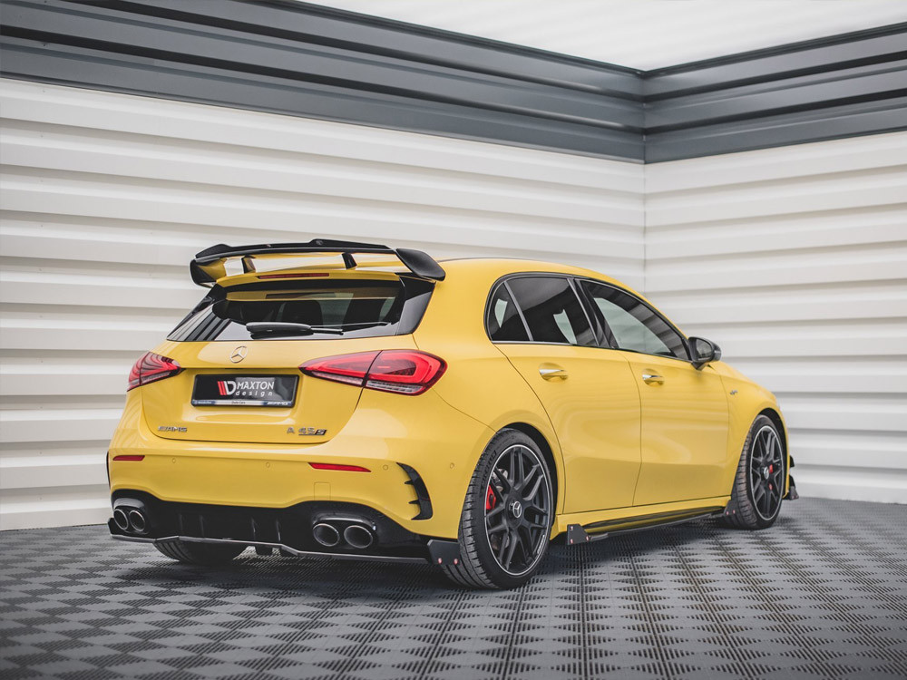 Maxton Rear Splitter + Flaps Mercedes-AMG A 45 S Aero Pack W177