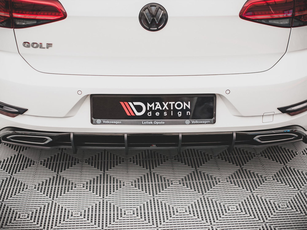 Maxton Street PRO Rear Diffuser VW Golf R-Line Mk7 Facelift
