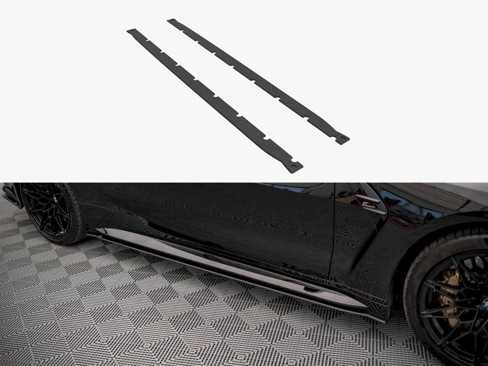 Maxton Street PRO Side Skirts Diffusers Bmw M4 G82 (2021-) Maxton Street PRO Side Skirts Diffusers Bmw M4 G82 (2021-)