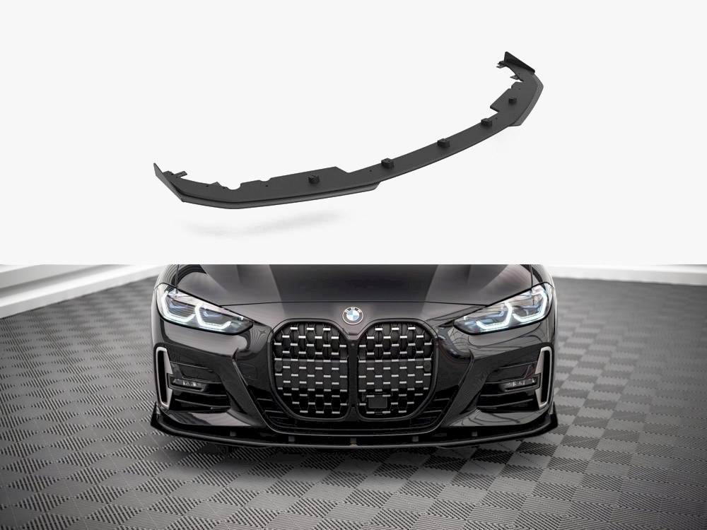 Maxton Street PRO Front Splitter + Flaps BMW 4 M-Pack / M440i G22 / G23 / G22 Facelift / G23 Facelift