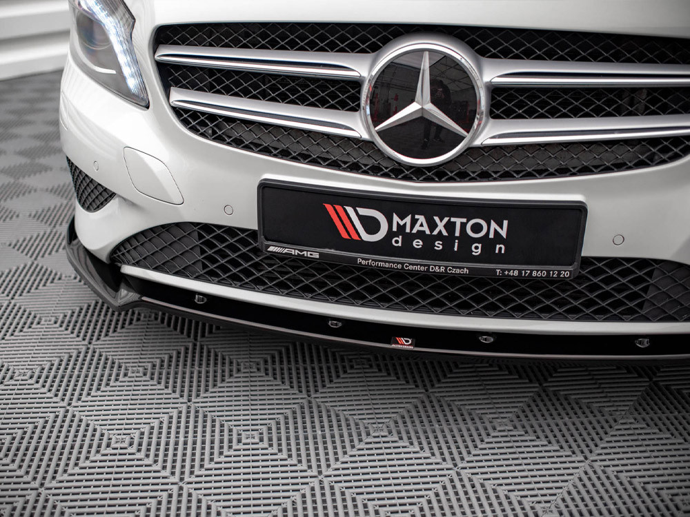 Maxton Front Splitter V.2 Mercedes A W176 (2012-2015)