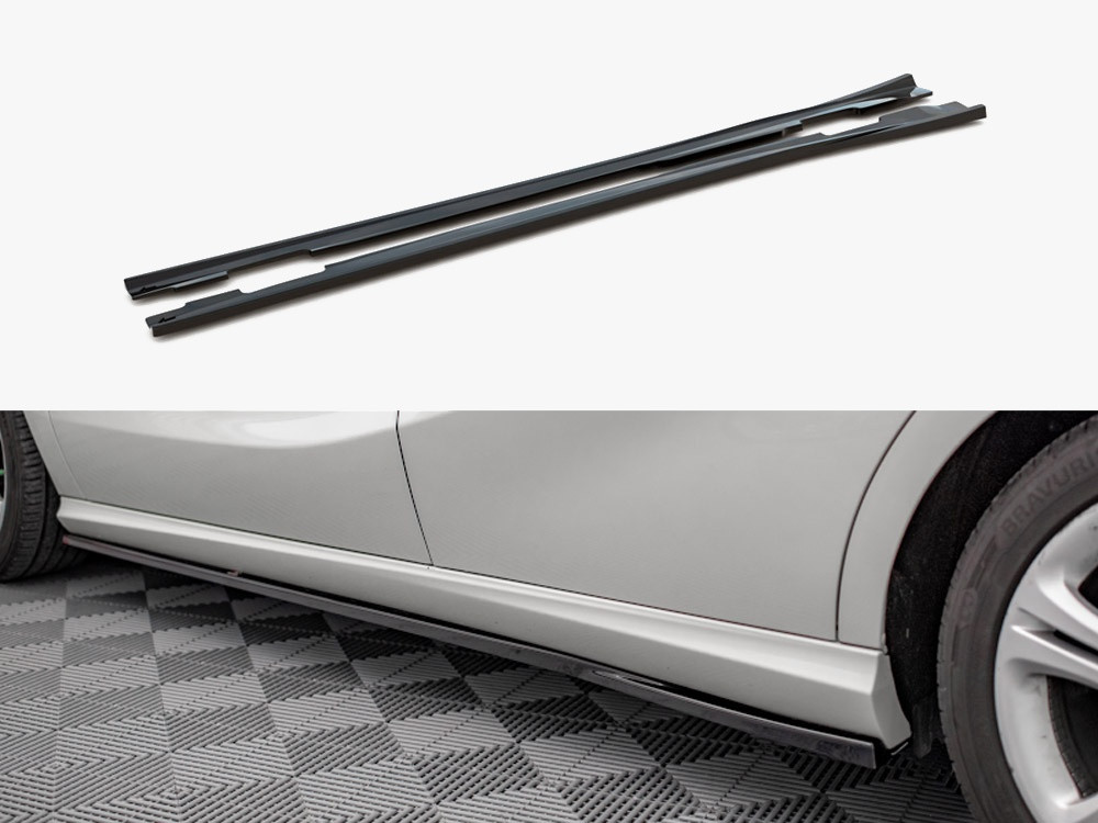 Maxton Side Skirts Diffusers V.2 Mercedes A W176 (2012-2015)