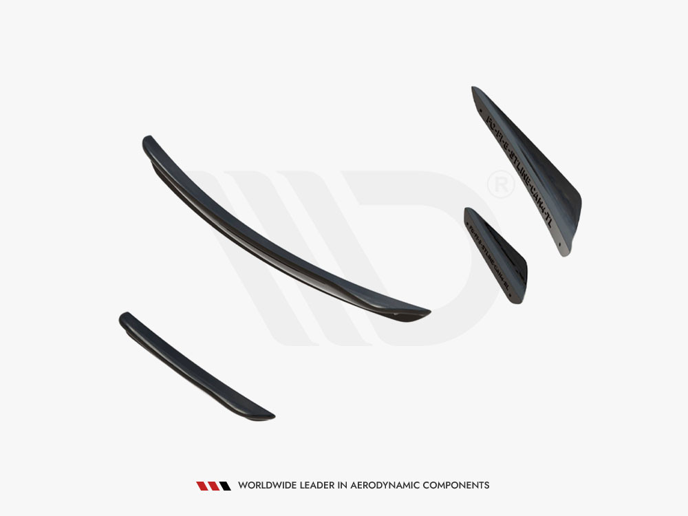Maxton Front Bumper Wings (Canards) V.3 Ford Fiesta Mk8 ST / ST-Line