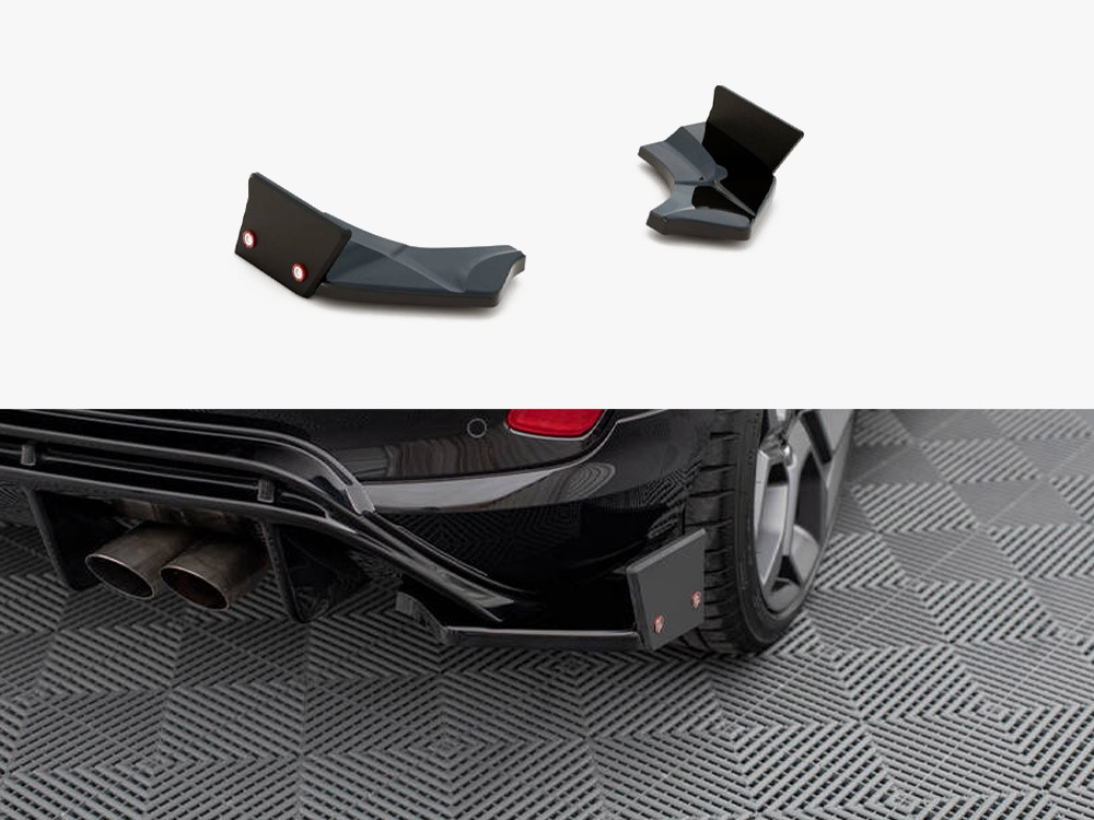 Maxton Rear Side Splitters V.4 + Flaps Ford Fiesta ST Mk8