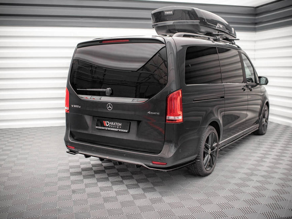 Maxton Rear Splitter (Vertical Bars) Mercedes V-Class AMG-Line W447 Facelift Maxton Rear Splitter (Vertical Bars) Mercedes V-Class AMG-Line W447 Facelift