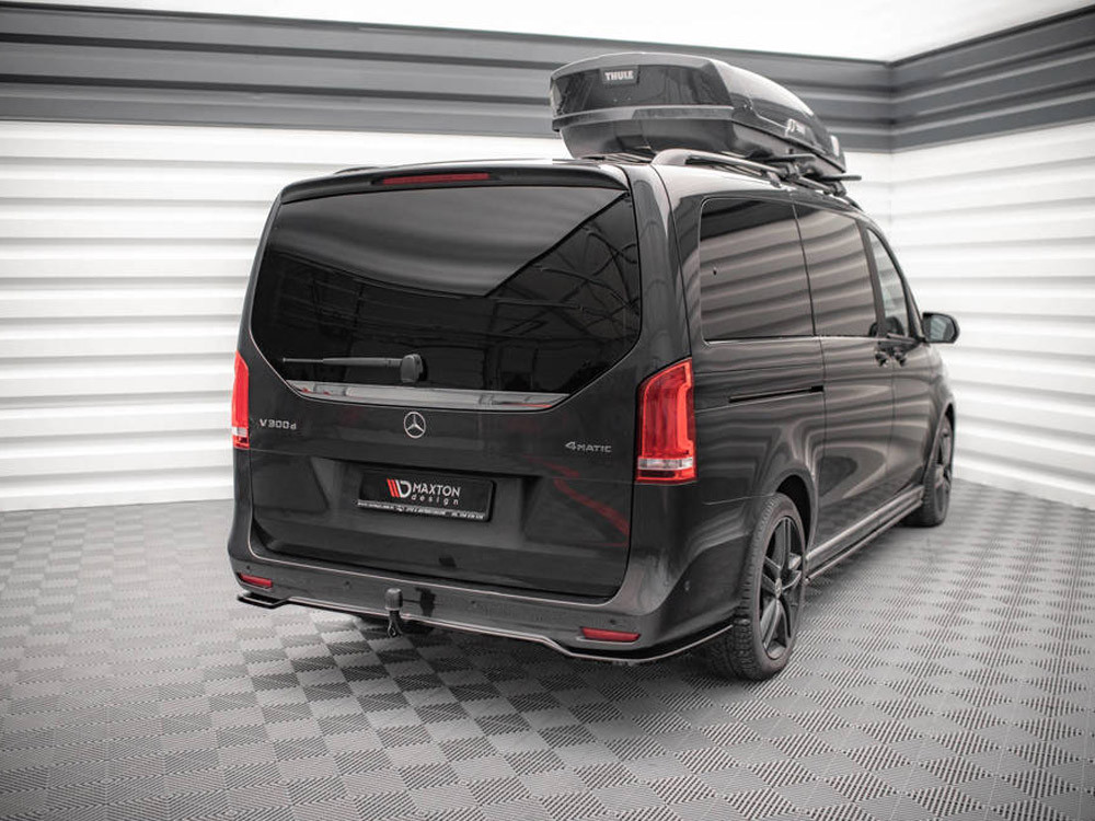 Maxton Rear Splitter (Vertical Bars) Mercedes V-Class AMG-Line W447 Facelift Maxton Rear Splitter (Vertical Bars) Mercedes V-Class AMG-Line W447 Facelift