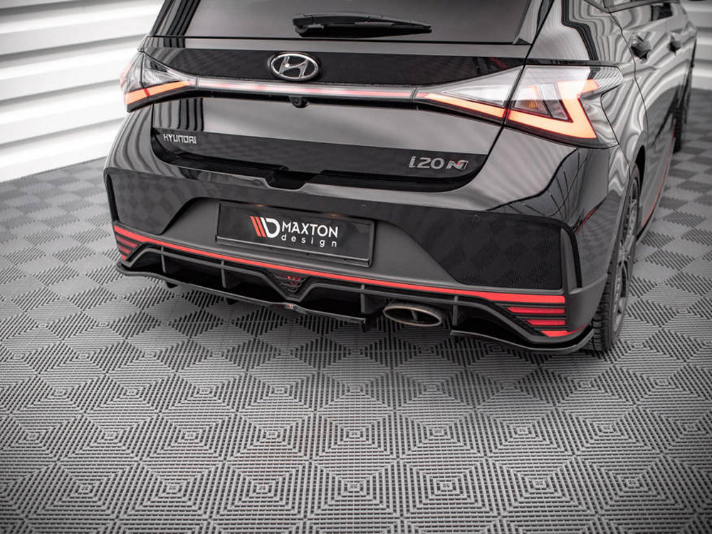 Maxton Rear Splitter (Vertical Bars) Hyundai I20 N Mk3