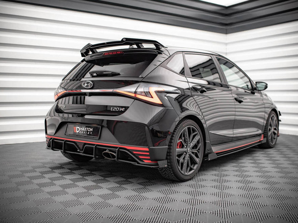 Maxton Street PRO Rear Side Splitters + Flaps Hyundai I20 N Mk3