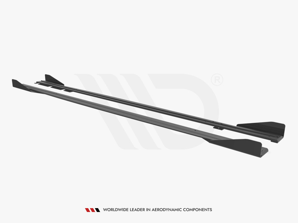 Maxton Street PRO Side Skirts Diffusers + Flaps BMW M2 F87