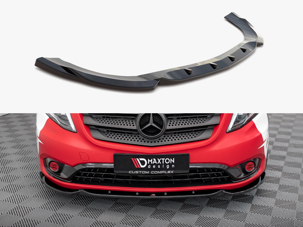 Maxton Front Splitter V.1 Mercedes VITO W447 Facelift (2020-) Maxton Front Splitter V.1 Mercedes VITO W447 Facelift (2020-)