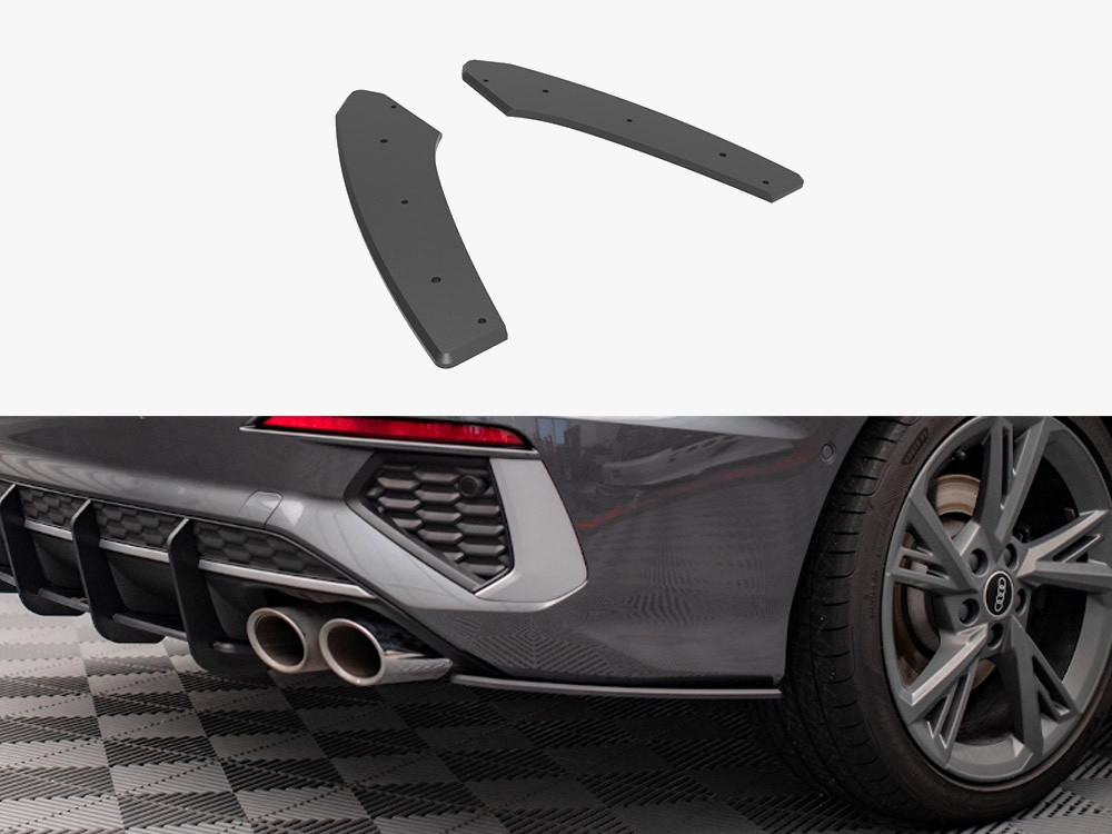 Maxton Street PRO Rear Side Splitters Audi S3 Sedan 8Y Maxton Street PRO Rear Side Splitters Audi S3 Sedan 8Y