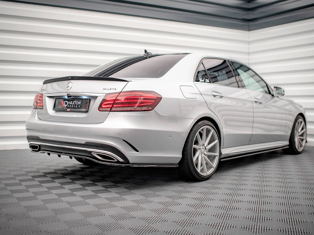 Maxton Rear Splitter (Vertical Bars) Mercedes E Amg-Line Sedan W212 Facelift Maxton Rear Splitter (Vertical Bars) Mercedes E Amg-Line Sedan W212 Facelift