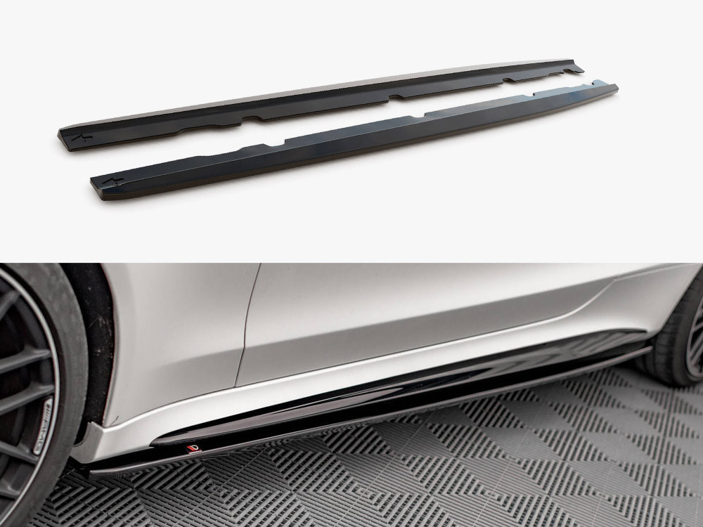 Maxton Side Skirts Diffusers V.1 Mercedes-AMG C 63AMG Coupe C205 Facelift Maxton Side Skirts Diffusers V.1 Mercedes-AMG C 63AMG Coupe C205 Facelift