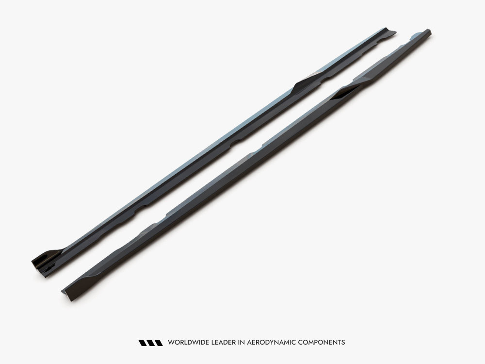 Maxton Side Skirts Diffusers V.2 Mercedes-AMG C 63AMG Coupe C205 Facelift