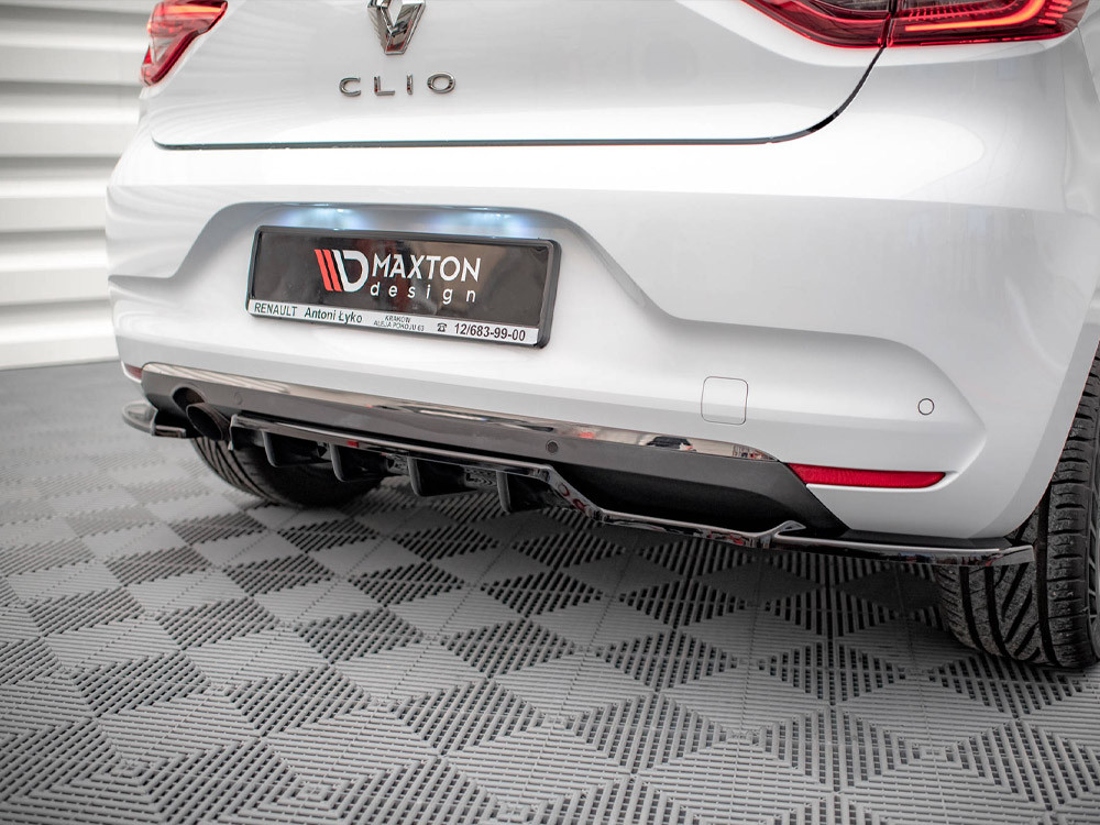Maxton Rear Splitter (Vertical Bars) Renault Clio Mk5