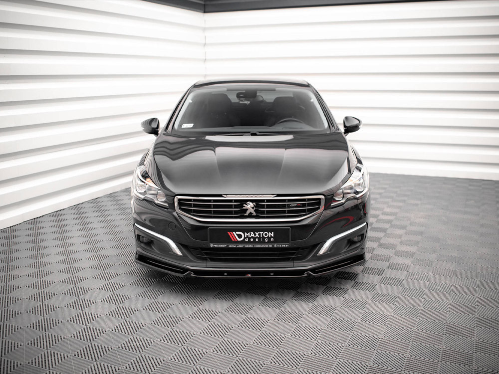 Maxton Front Splitter V.1 Peugeot 508 GT MK1 Facelift (2014-2018)