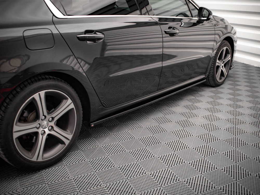 Maxton Side Skirts Diffusers Peugeot 508 GT MK1 Facelift (2014-2018)