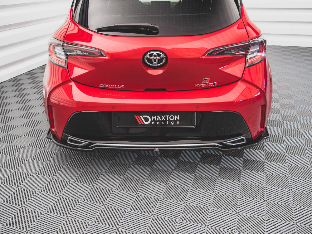 Maxton Central Rear Splitter Toyota Corolla GR Sport Hatchback XII Maxton Central Rear Splitter Toyota Corolla GR Sport Hatchback XII