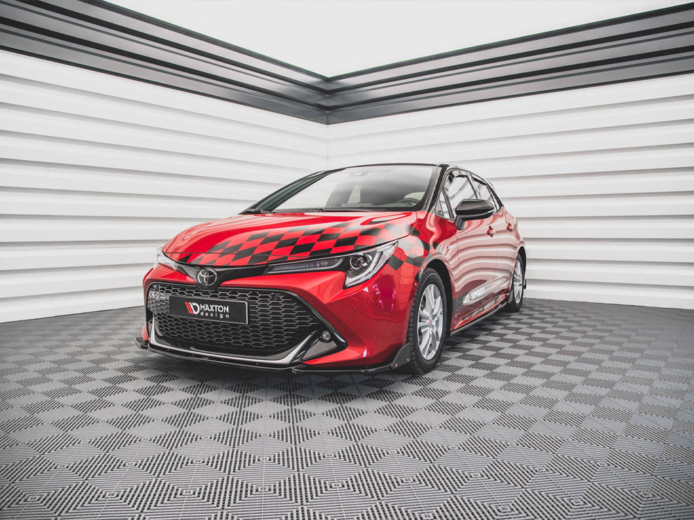 Maxton Front Splitter V.1 + Flaps Toyota Corolla GR Sport XII
