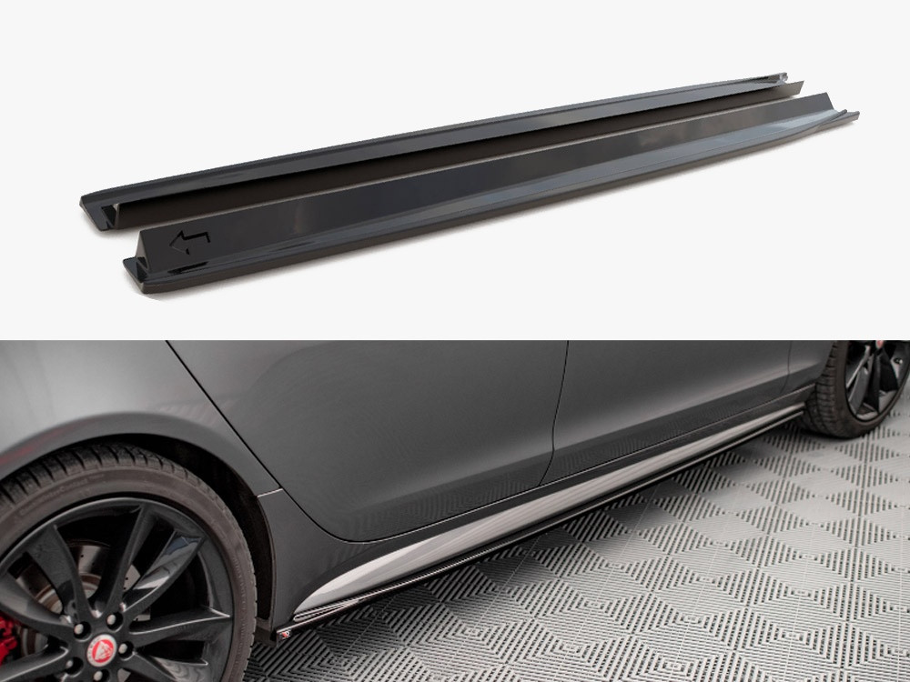 Maxton Side Skirts Diffusers Jaguar XF R-sport MK2 (2015-2020)
