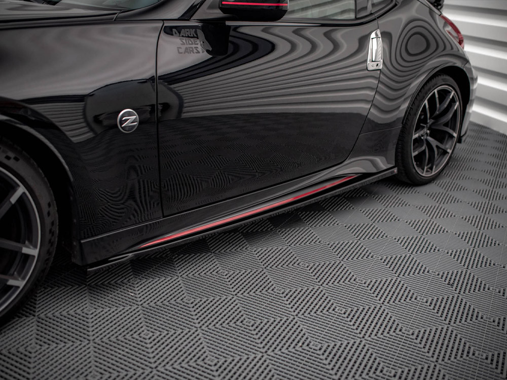 Maxton Side Skirts Diffusers V.1 Nissan 370Z Nismo Facelift (2014-2020)