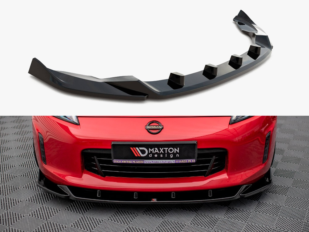 Maxton Front Splitter V.2 Nissan 370Z Facelift (2012-2020)