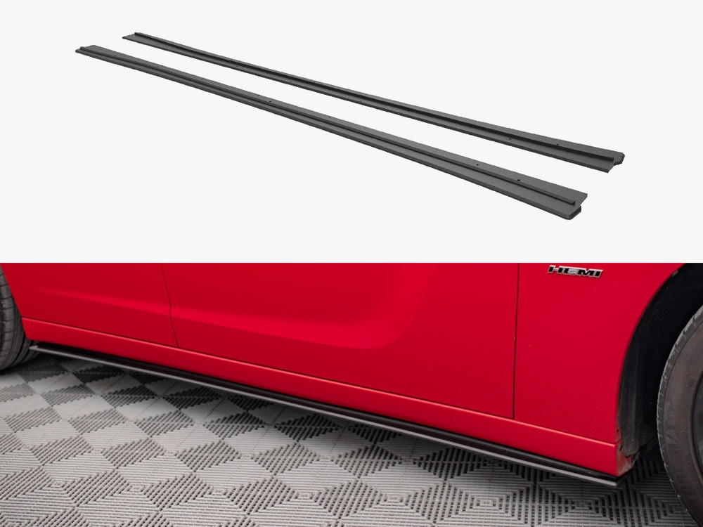 Maxton Street PRO Side Skirts Diffusers Dodge Charger RT Mk7 Facelift