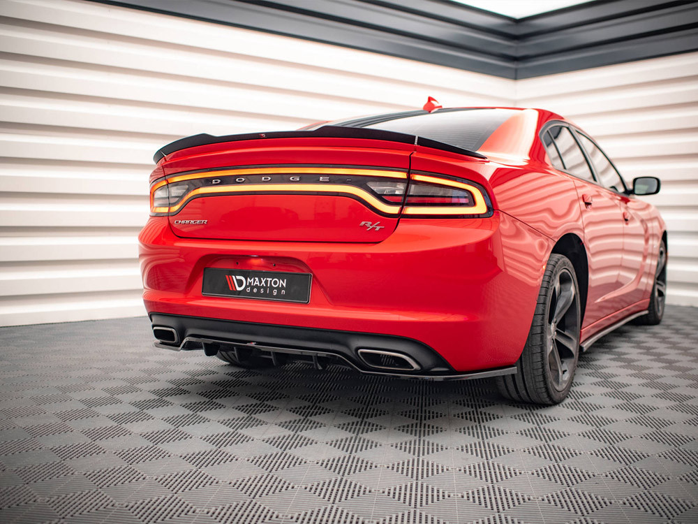 Maxton Set of Spoiler CAPS Dodge Charger RT Mk7 Facelift